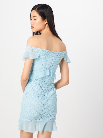 Love Triangle Summer Dress 'The Skies' in Blue: back