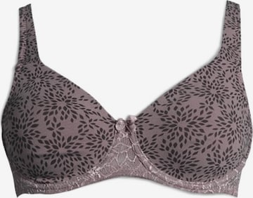 NUANCE T-shirt Bra in Grey: front