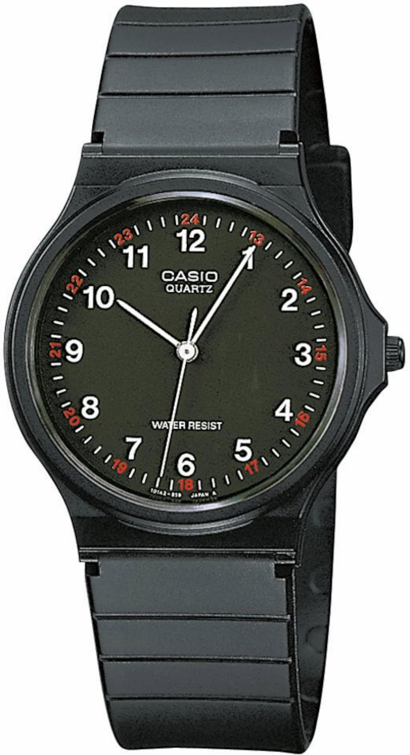 CASIO Analog Watch in Black: front