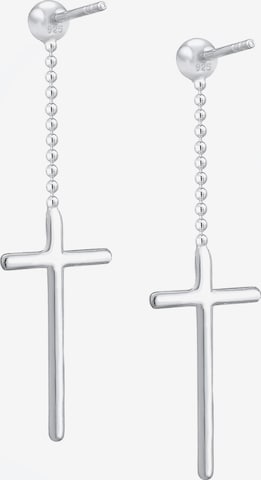 ELLI Ohrringe Kreuz in Silber