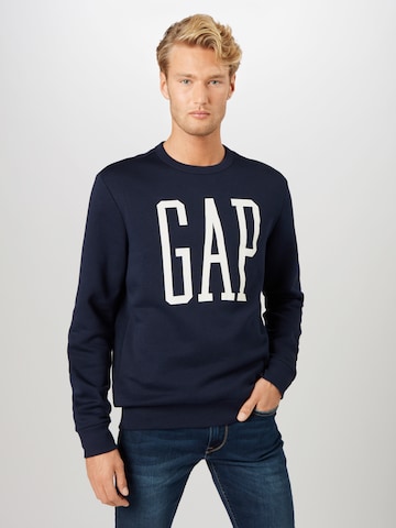 GAP Regular fit Sweatshirt in Blue: front