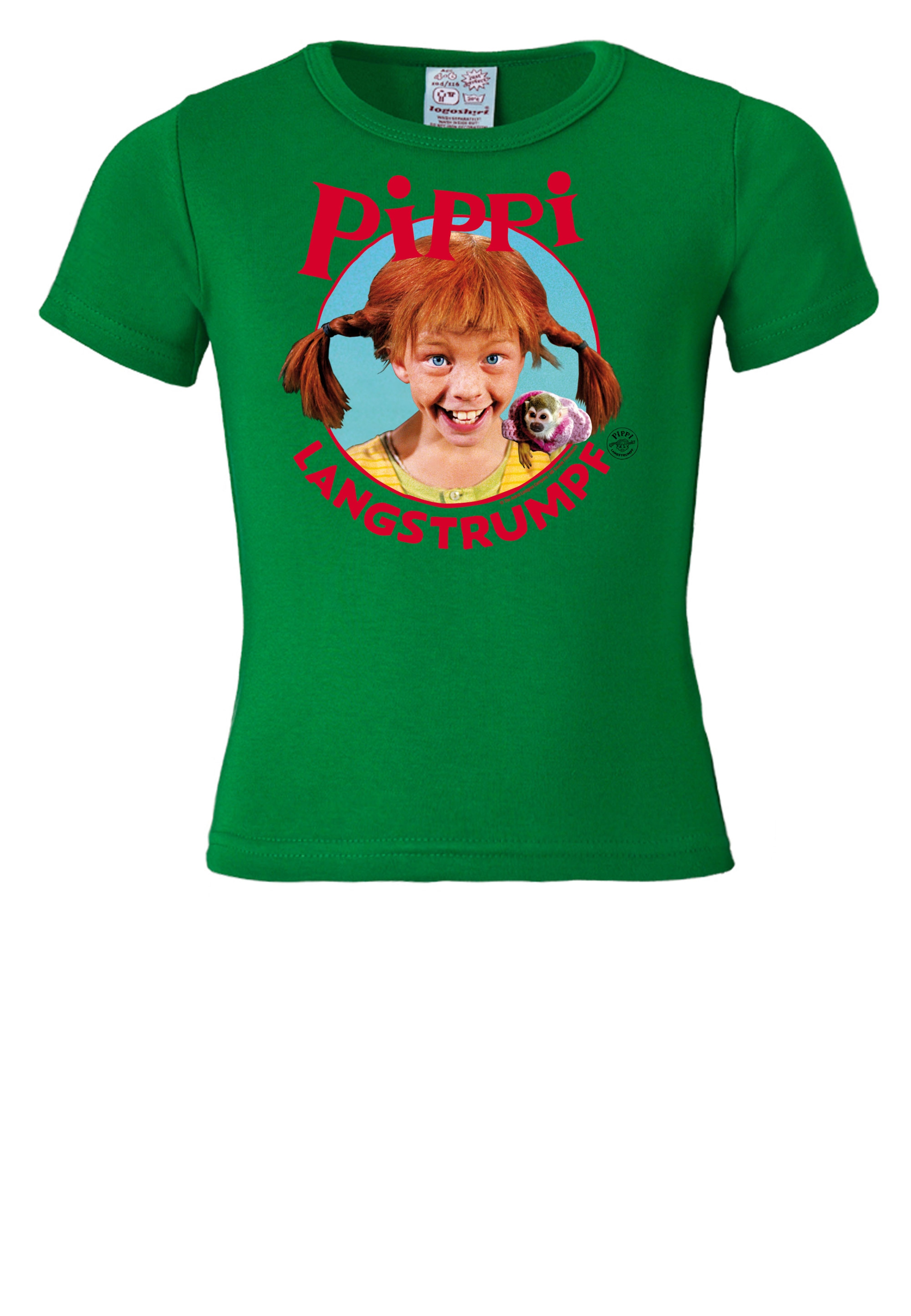 LOGOSHIRT Shirt in Groen: voorkant