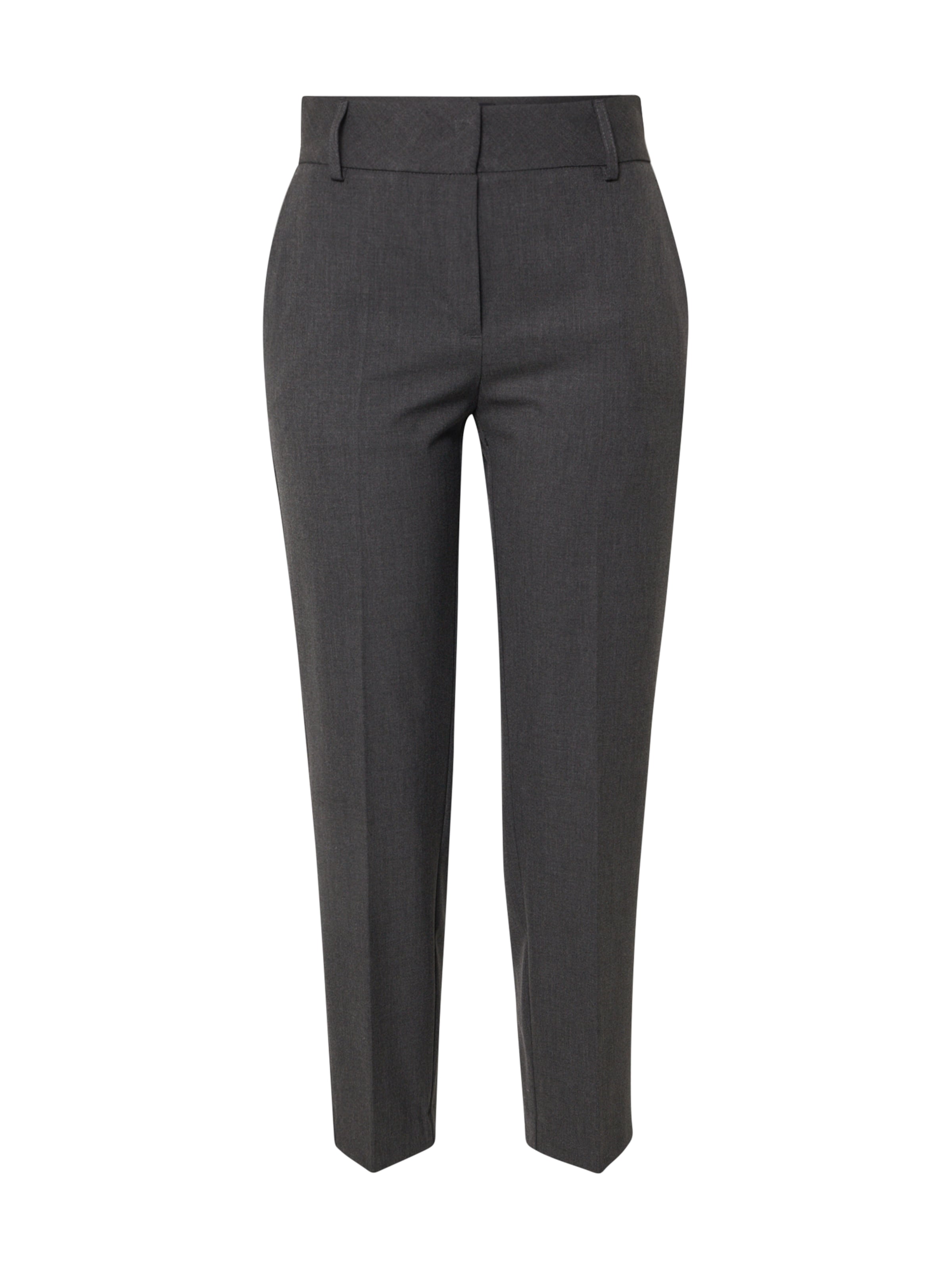 SELECTED tavaline Viikidega püksid 'Ria', värv hall: eest vaates