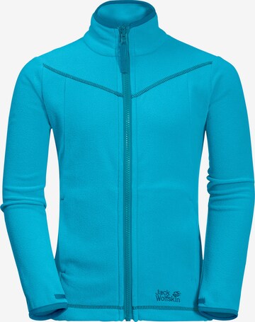 Jachetă  fleece funcțională 'Sandpiper' de la JACK WOLFSKIN pe albastru: față