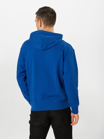 LEVI'S ® Regular Fit Sweatshirt 'Relaxed Graphic Hoodie' i blå