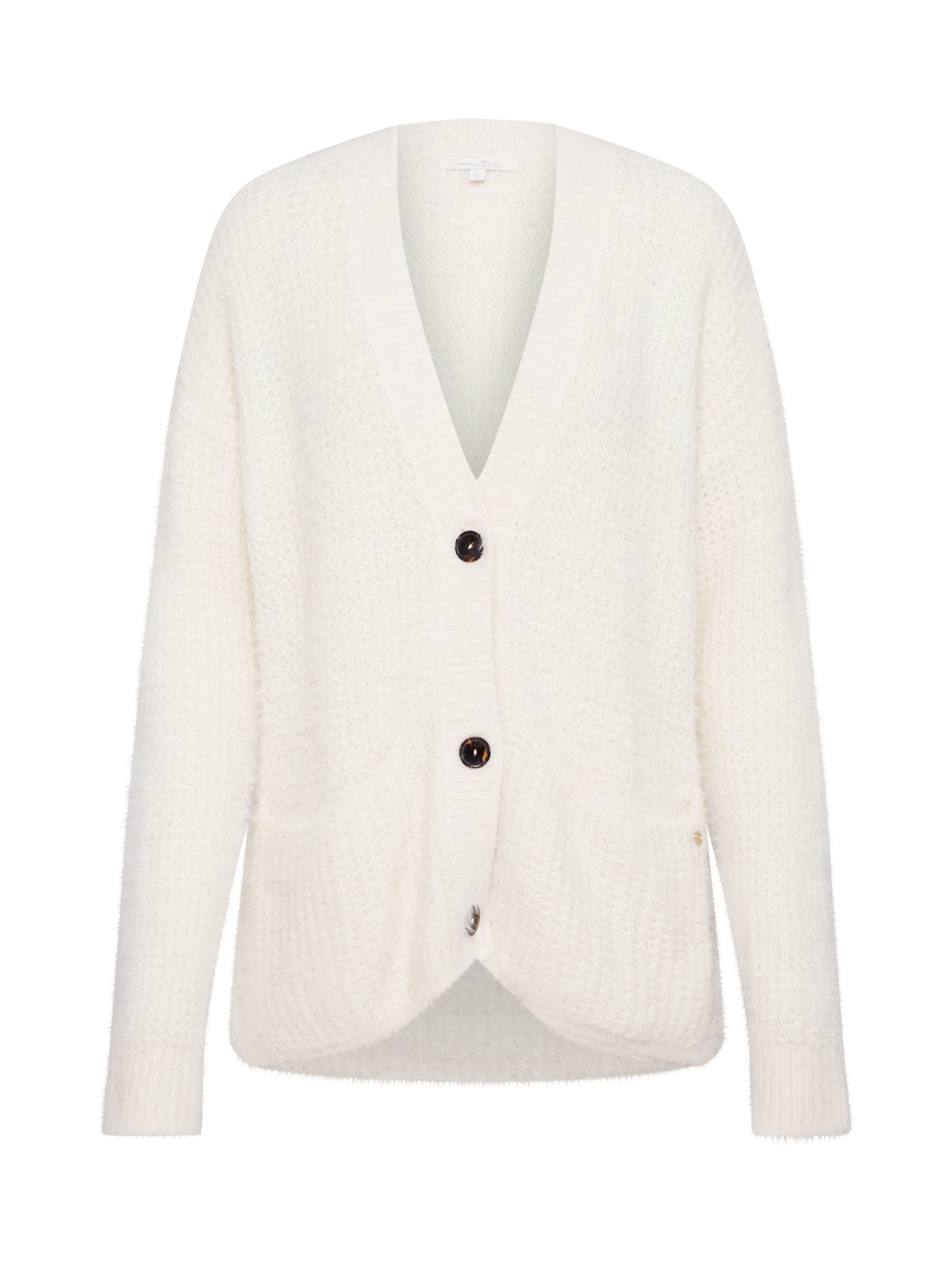 TOM TAILOR DENIM - Gebreid vest in de kleur Wit