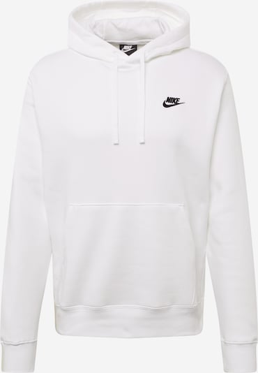 Nike Sportswear Bluzka sportowa 'Club Fleece' w kolorze czarny / białym, Podgląd produktu