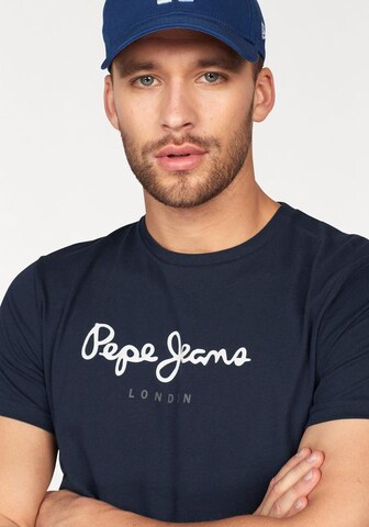 T-Shirt 'EGGO' Pepe Jeans en bleu