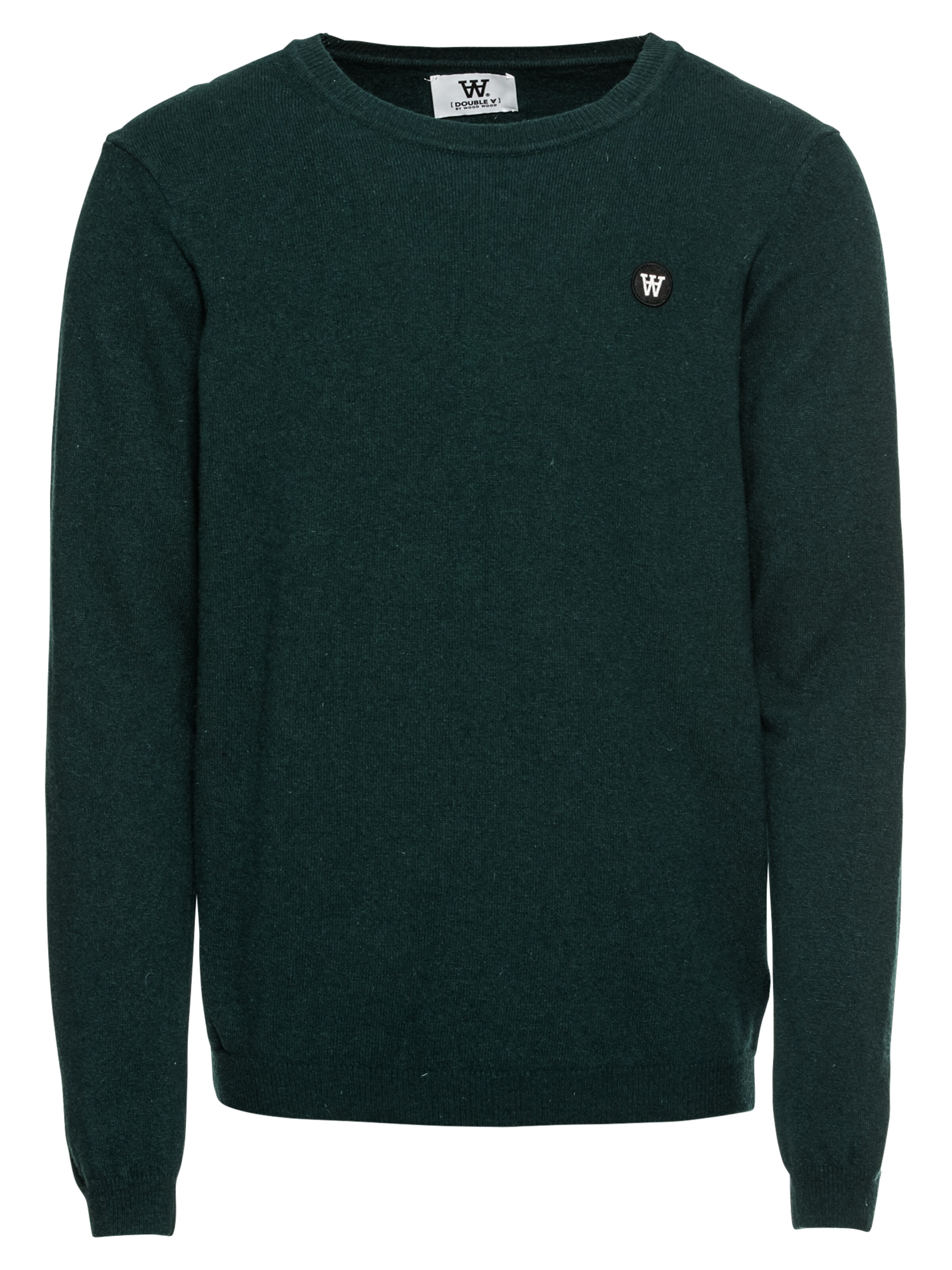 WOOD WOOD - Trui 'SID CREWNECK' in de kleur Donkergroen
