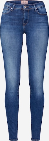 ONLY Skinny Jeans 'Shape' in Blauw: voorkant