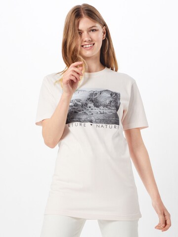 T-shirt Merchcode en beige : devant