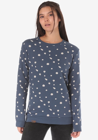 Lakeville Mountain Athletic Sweatshirt 'Uelle Dots' in Blue: front