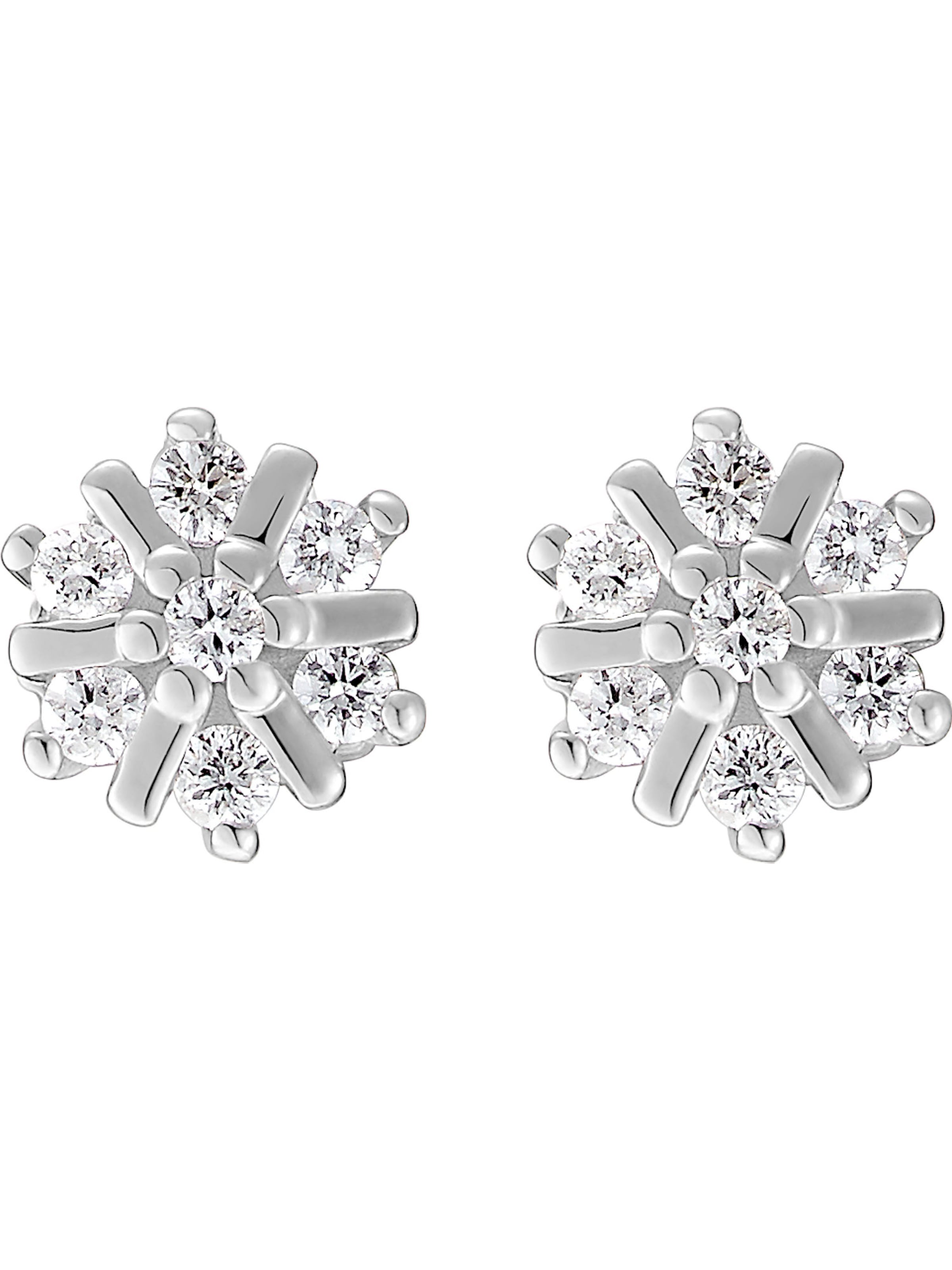 CHRIST Ohrstecker in Silber: Vorderseite