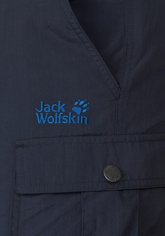 JACK WOLFSKIN Regular Athletic Pants 'Canyon' in Blue