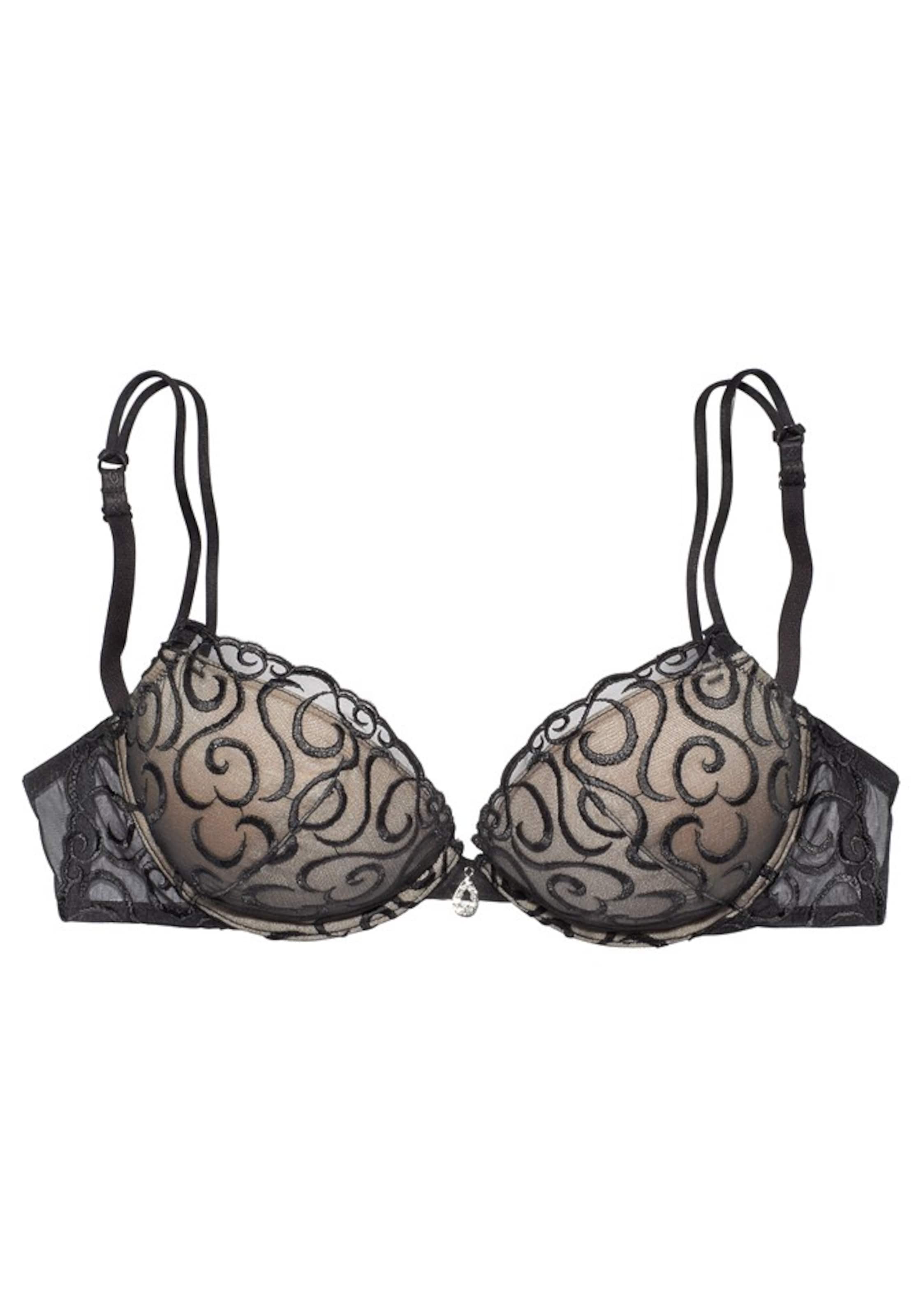 Push-up Reggiseno di LASCANA in nero: frontale