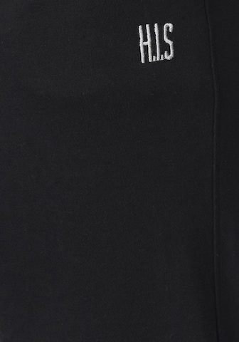 H.I.S - Tapered Pantalón de pijama en negro