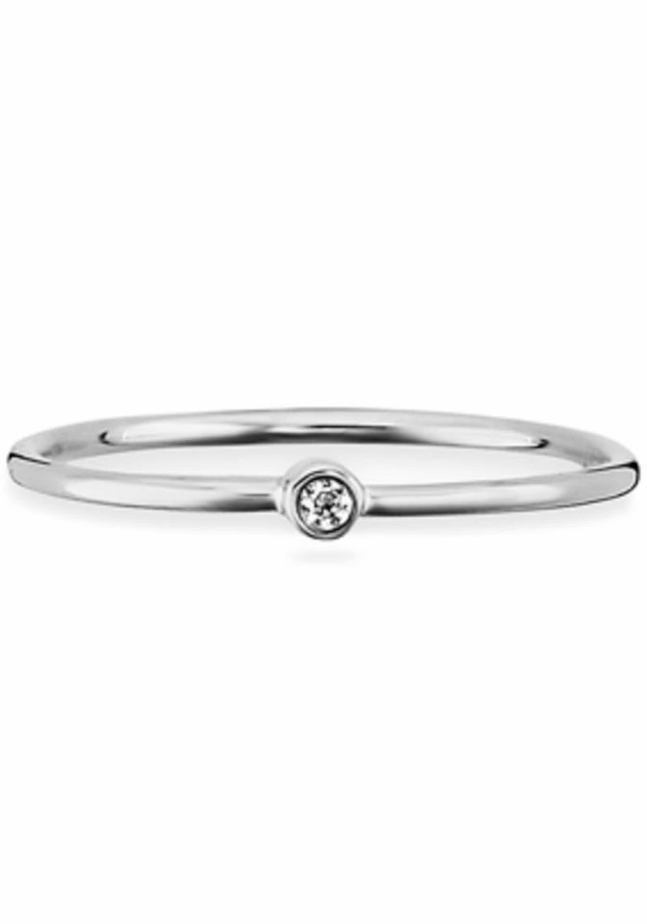 caï Ring in Silver: front