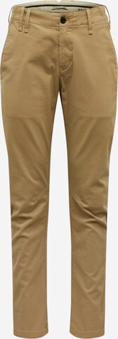 Coupe slim Pantalon chino 'Vetar slim' G-Star RAW en beige : devant