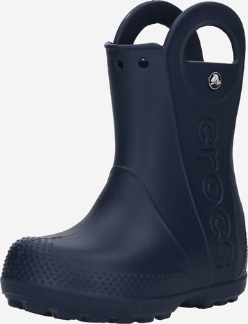 Crocs Rubber Boots 'Handle It' in Blue: front