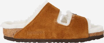 BIRKENSTOCK Pantolette 'Arizona' in Braun: bočná strana