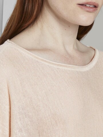 TOM TAILOR Pullover in Beige: Vorderseite
