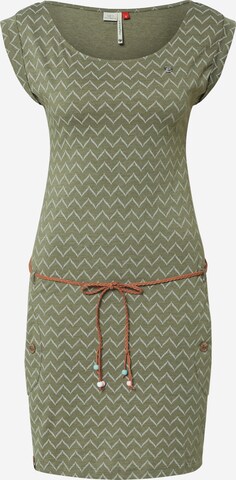 Ragwear Summer Dress in Green: front