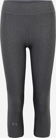 Skinny Pantalon de sport UNDER ARMOUR en gris : devant