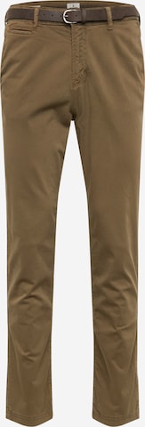 Pantalon chino 'IROY JJJAMES' JACK & JONES en vert : devant