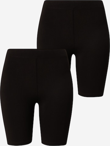 Skinny Leggings Gina Tricot en noir : devant