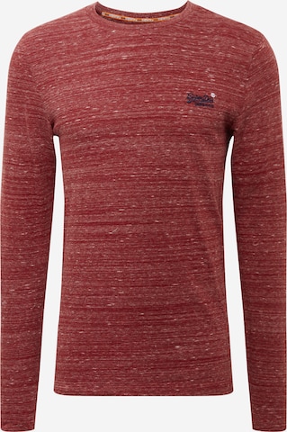 Superdry Regularny krój Koszulka w kolorze czerwony: przód