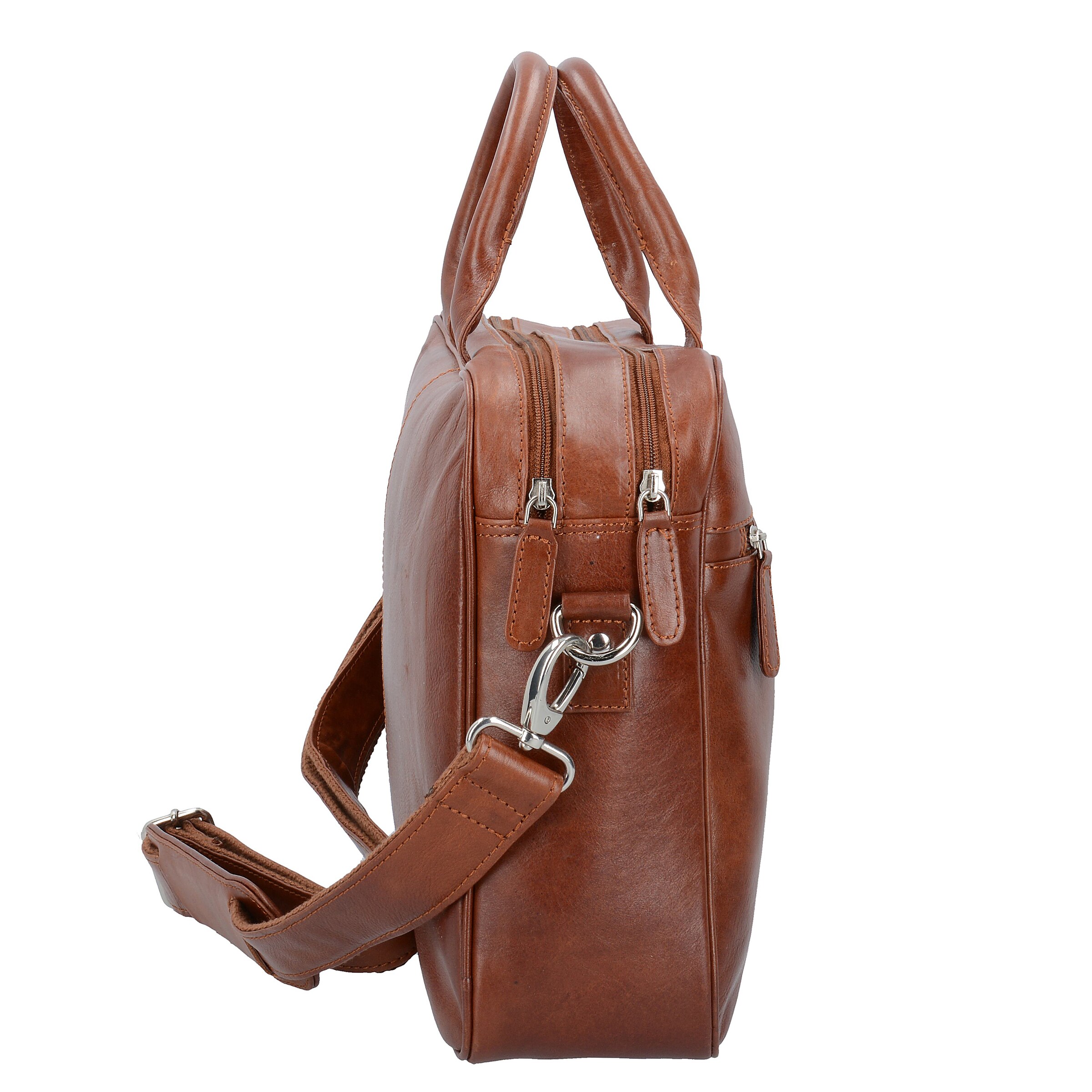 Dermata Document Bag in Brown