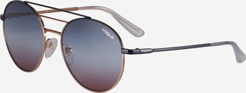 VOGUE Eyewear - Óculos de sol em ouro: frente