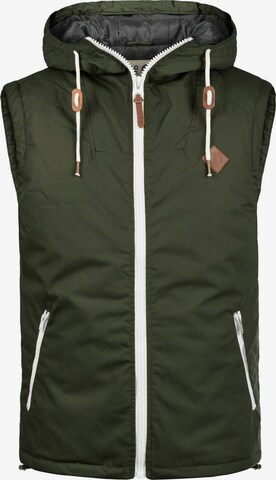 !Solid Vest in Green: front