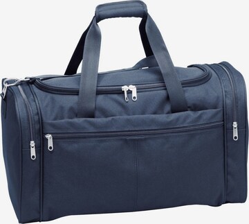 D&N Reisetasche 'Travel Line 6600'  51 cm in Blau: predná strana