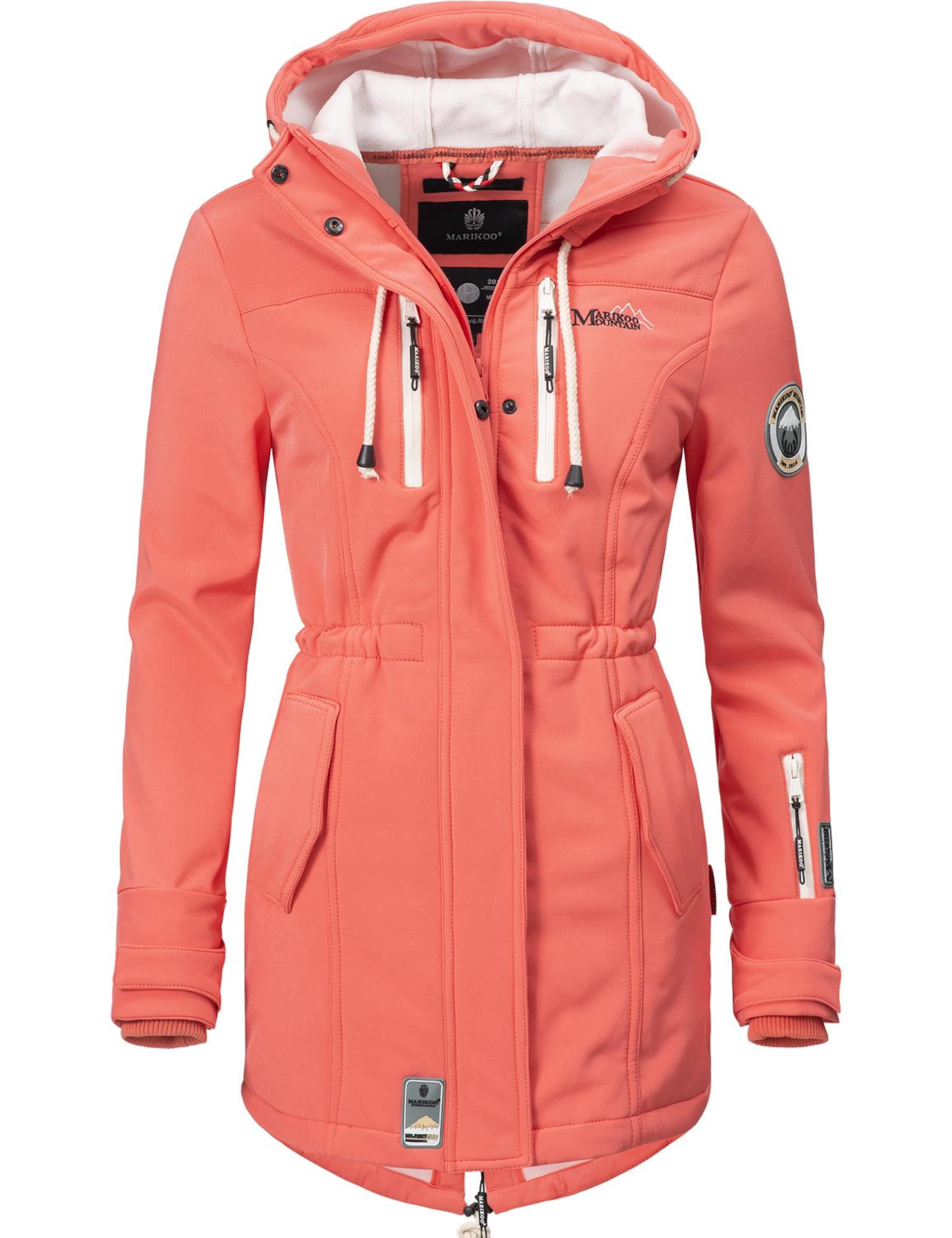 MARIKOO Raincoat 'Zimtzicke' in Orange: front