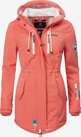 MARIKOO Raincoat 'Zimtzicke' in Orange: front