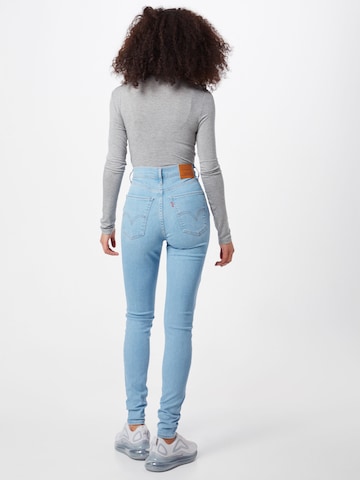 LEVI'S ® Skinny Jeans 'Mile High' in Blauw: terug