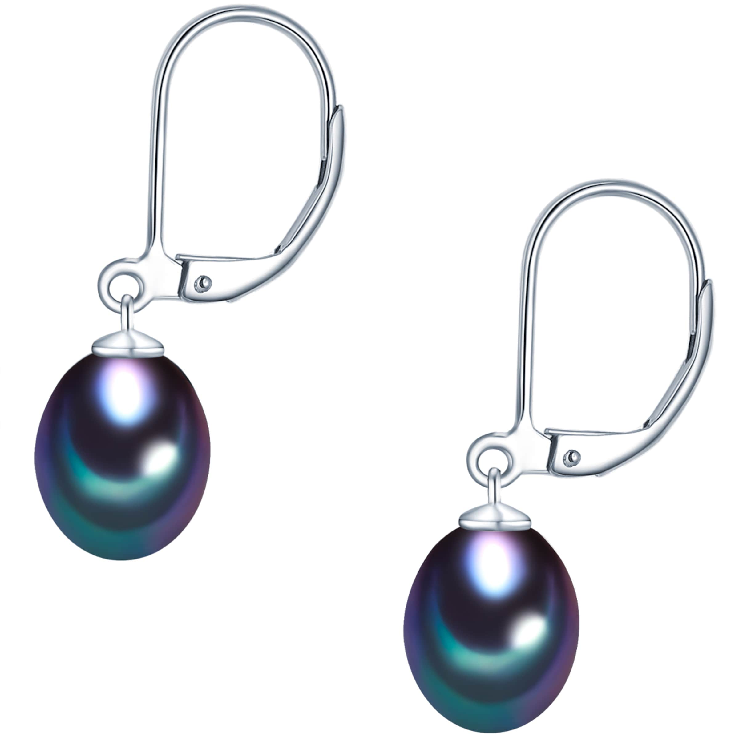 Valero Pearls - Pendientes en azul