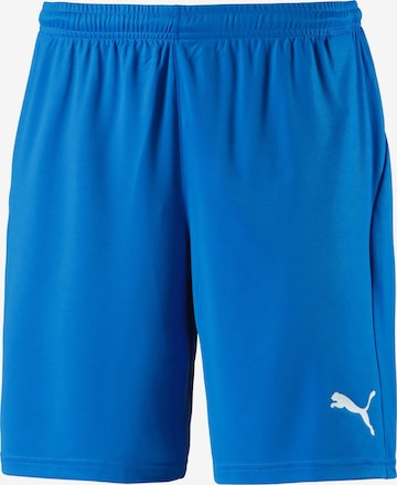 PUMA Workout Pants 'Liga Core' in Blue: front