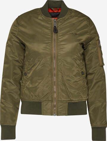 Schott NYC Between-Season Jacket 'Airforce W' in Green