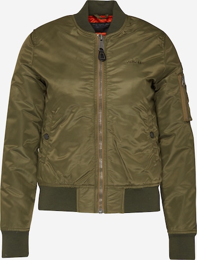 Schott NYC Overgangsjakke 'Airforce W' i khaki, Produktvisning