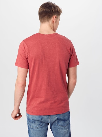 JACK & JONES Regular fit Μπλουζάκι 'JJESplit' σε κόκκινο