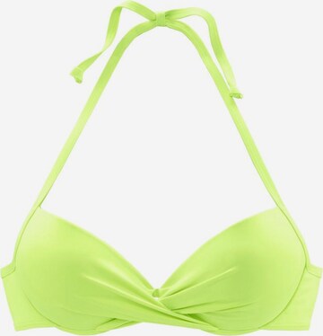 Top per bikini 'Spain' di s.Oliver in verde: frontale