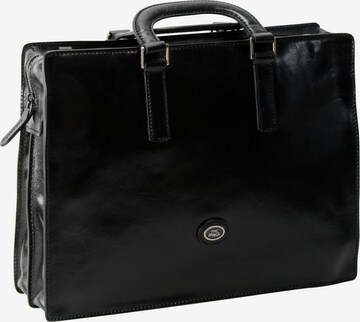 The Bridge Document Bag in Black: front