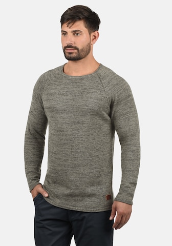 BLEND Feinstrick-Pullover 'Dan' in Grau: Vorderseite