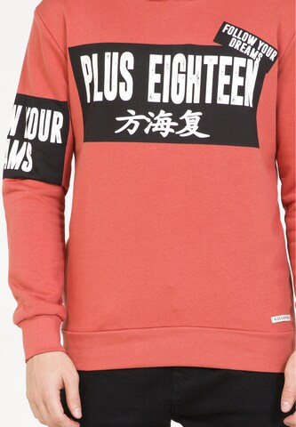 PLUS EIGHTEEN Sweatshirt in Orange