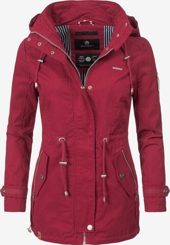 MARIKOO Between-Seasons Parka 'Nyokoo' in Red: front