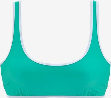 regular Top per bikini di VENICE BEACH in verde: frontale