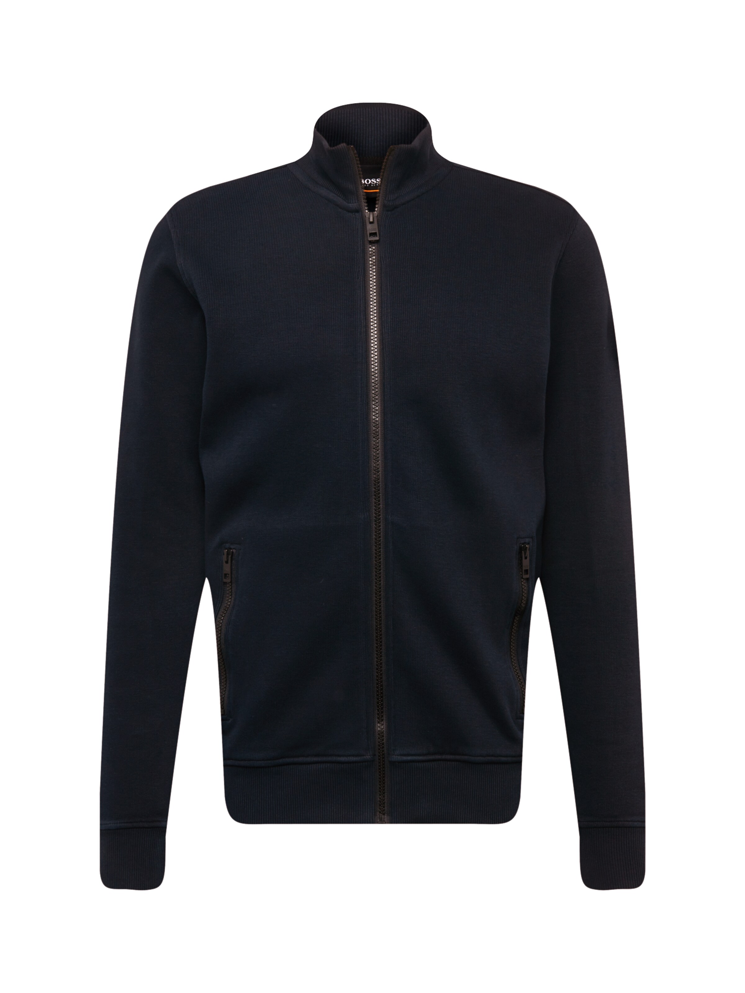 BOSS - Sweatvest 'Zildman' in de kleur Kobaltblauw