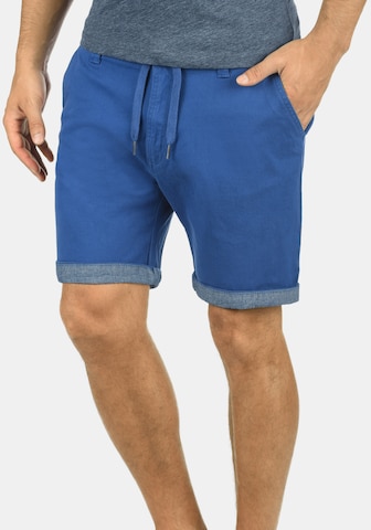 Regular Pantalon chino 'Lagoa' !Solid en bleu : devant